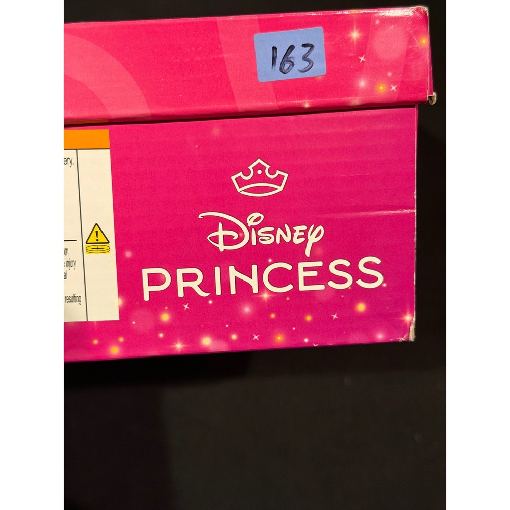Disney Princess Toddler Girls Light Up Sneakers Pink Iridescent Size 9